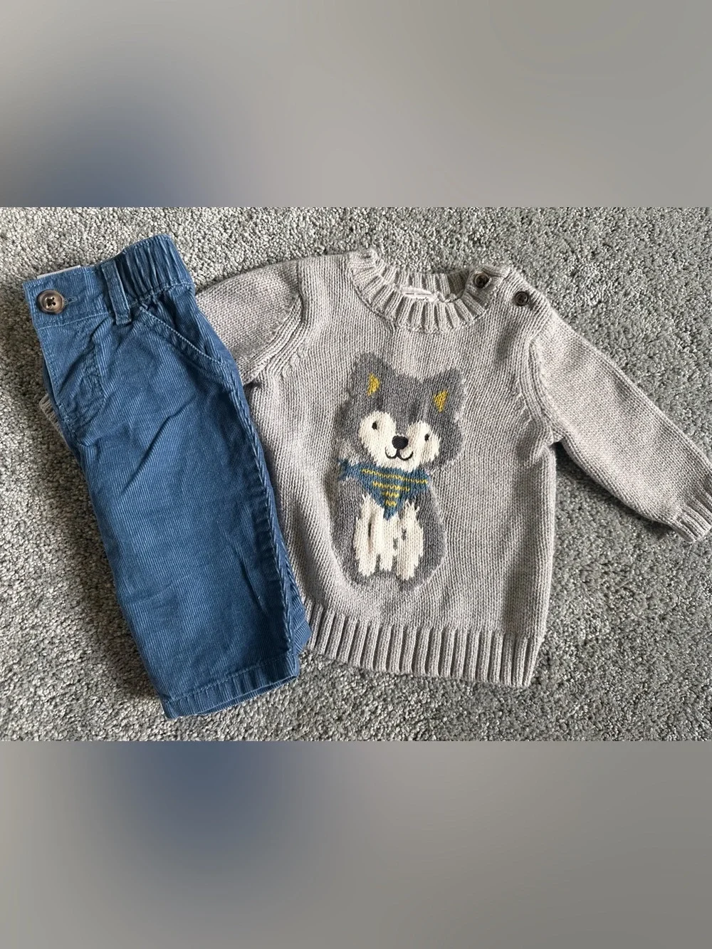Carter's Baby Boy Graphic Sweater and Pants